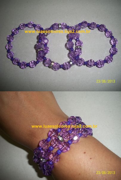 Trio Lilás com Roxo
