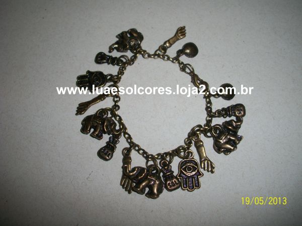 Pulseira Pingentes da Sorte